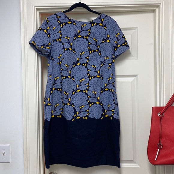 NWOT Boden Blue Rose Sheath Dress. Size 12 - Picture 12 of 12